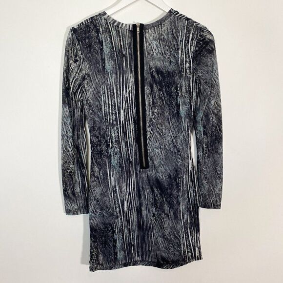Torn by Ronny Kobo Gray Tara Pleated Long Sleeve Dress - Picture 2 of 9